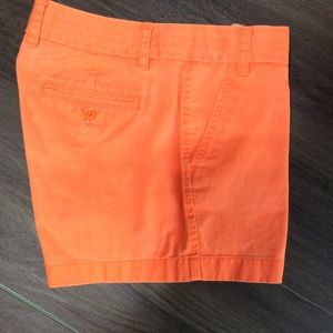 J.Crew Orange Chino Shorts Size 8